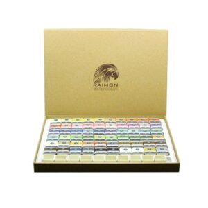 Raimon 60-Color Aquarellset in Holzbox