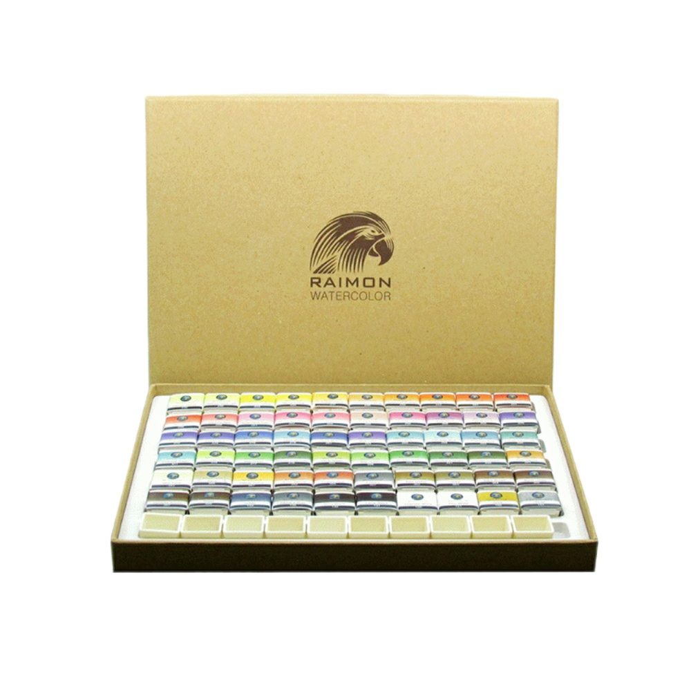 Raimon 60-Color Aquarellset in Holzbox