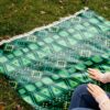 Samtwurfdecke, weich & leicht für Sofa Geometrisches Muster