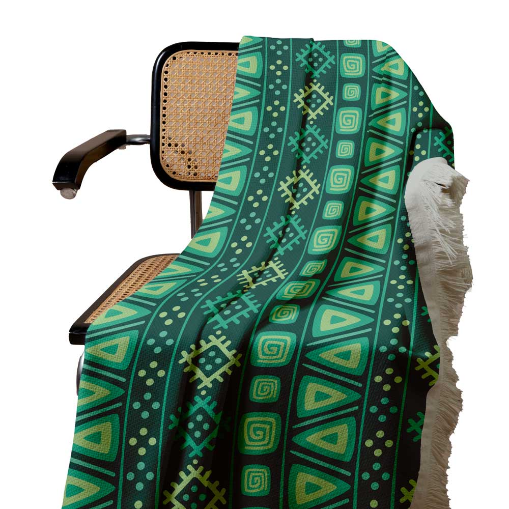 Samtwurfdecke, weich & leicht für Sofa Geometrisches Muster