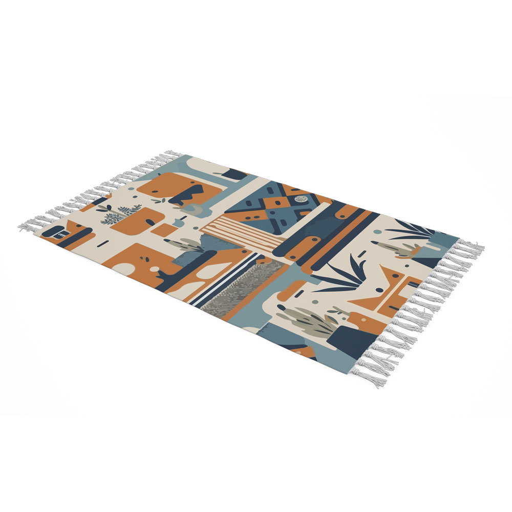 Samtwurfdecke, weich & leicht für Sofa Modell Abstrakt