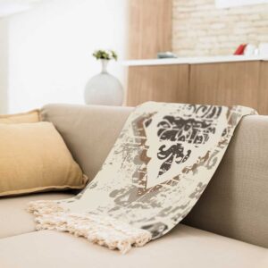 Samtwurfdecke, weich & leicht für Sofa Modell Vintage