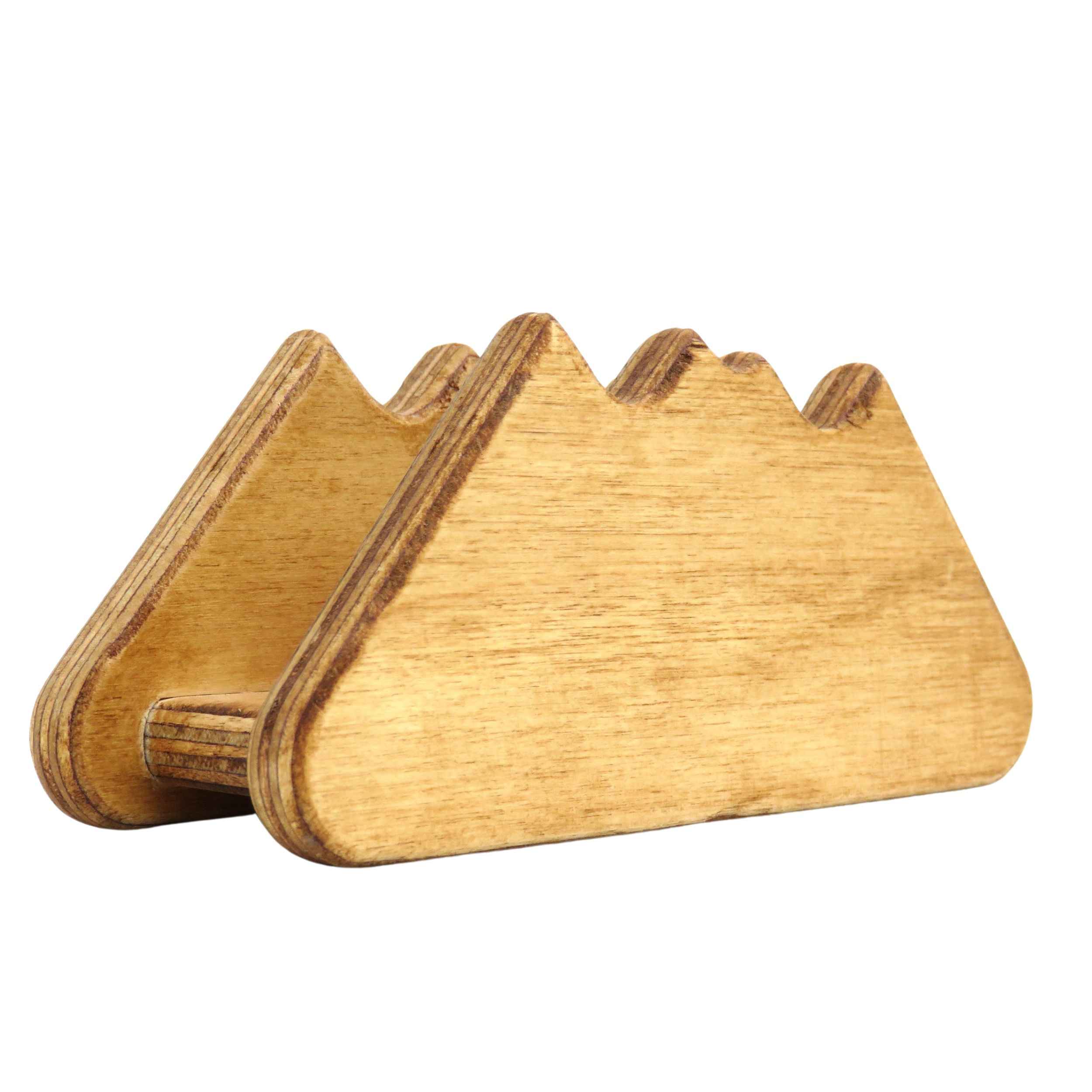 Rustikaler Holz-Taschentuchhalter – Klassischer Stil