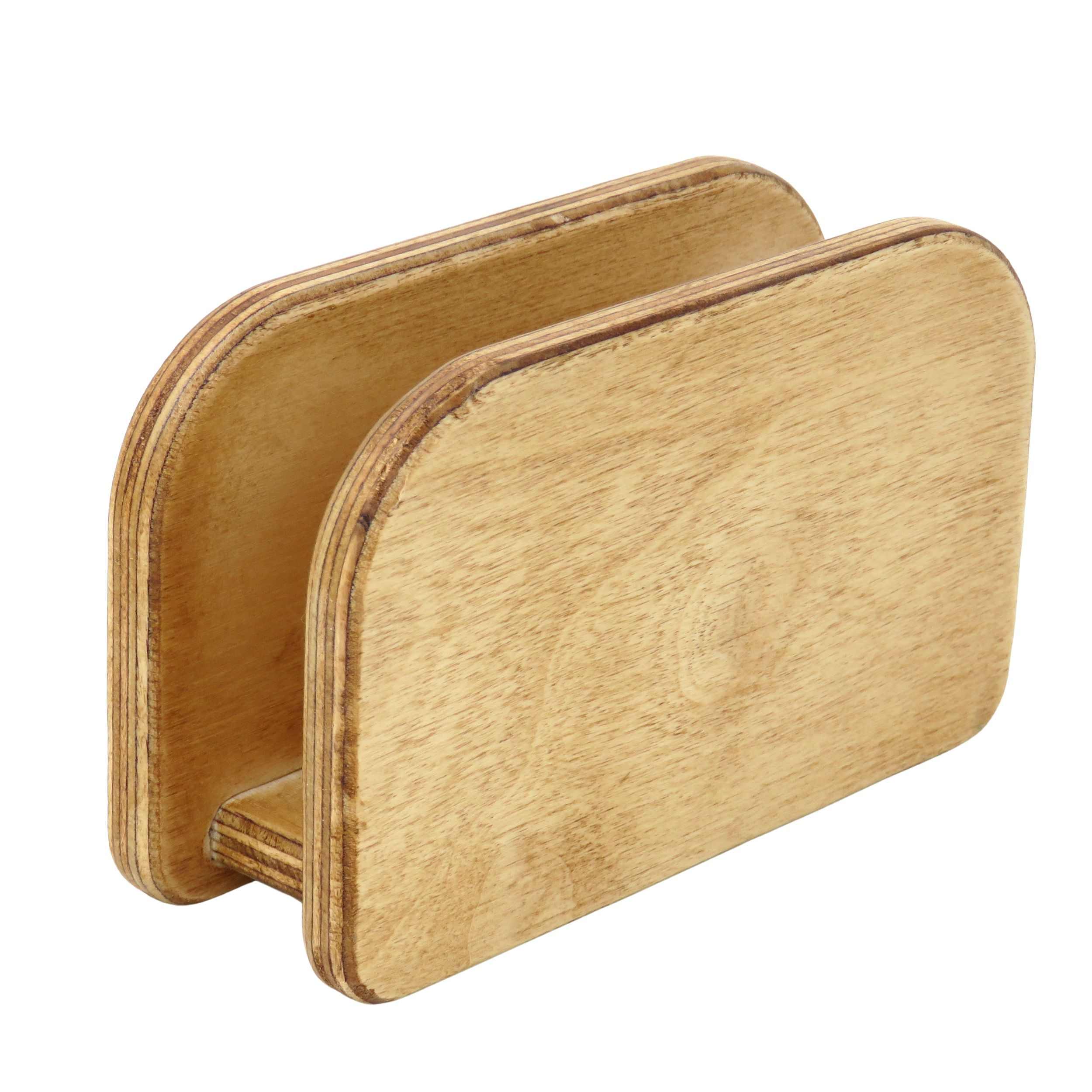 Holz-Taschentuchhalter – Ideal für Esstische