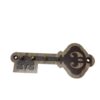 Dekorativer & handgefertigter Wand-Schlüsselhalter mit Schlüssel-Design und 4 Haken