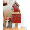 Dekorativer & handgefertigter Wand-Schlüsselhalter mit Cottage- und Pilz-Design