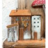 Dekorativer & handgefertigter Wand-Schlüsselhalter mit Cottage- und Pilz-Design