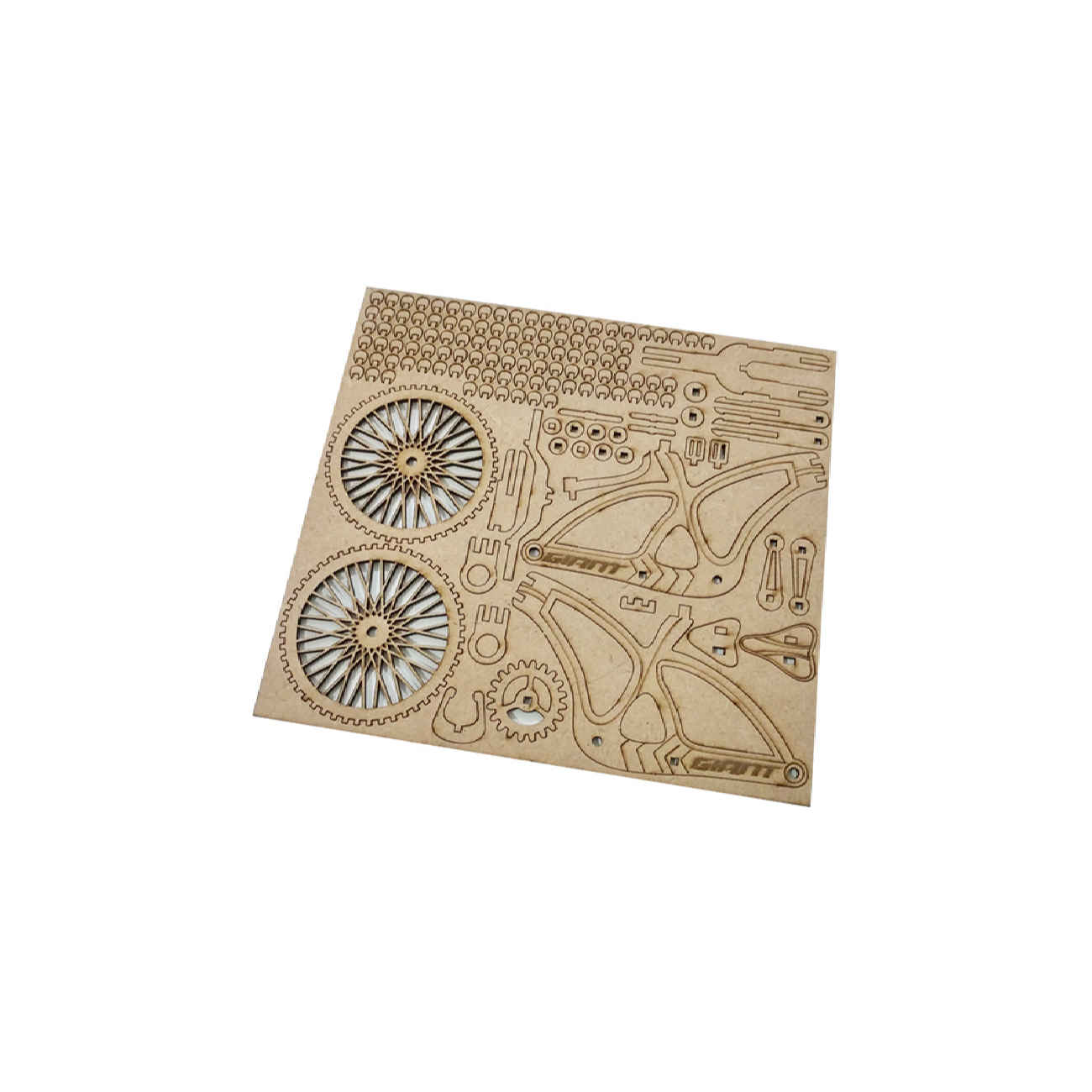 130-Teiliges Holz-3D-Puzzle Modellkit – Fahrrad