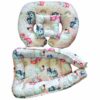 3-teiliges Baumwoll Baby Lounger Set Modell Einhorn