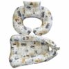 3-teiliges Baumwoll Baby Nest Set mit Tier Design