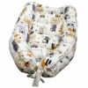 3-teiliges Baumwoll Baby Nest Set mit Tier Design