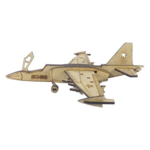 30-Teiliges Holz-3D-Puzzle Modellkit – Kampfjet