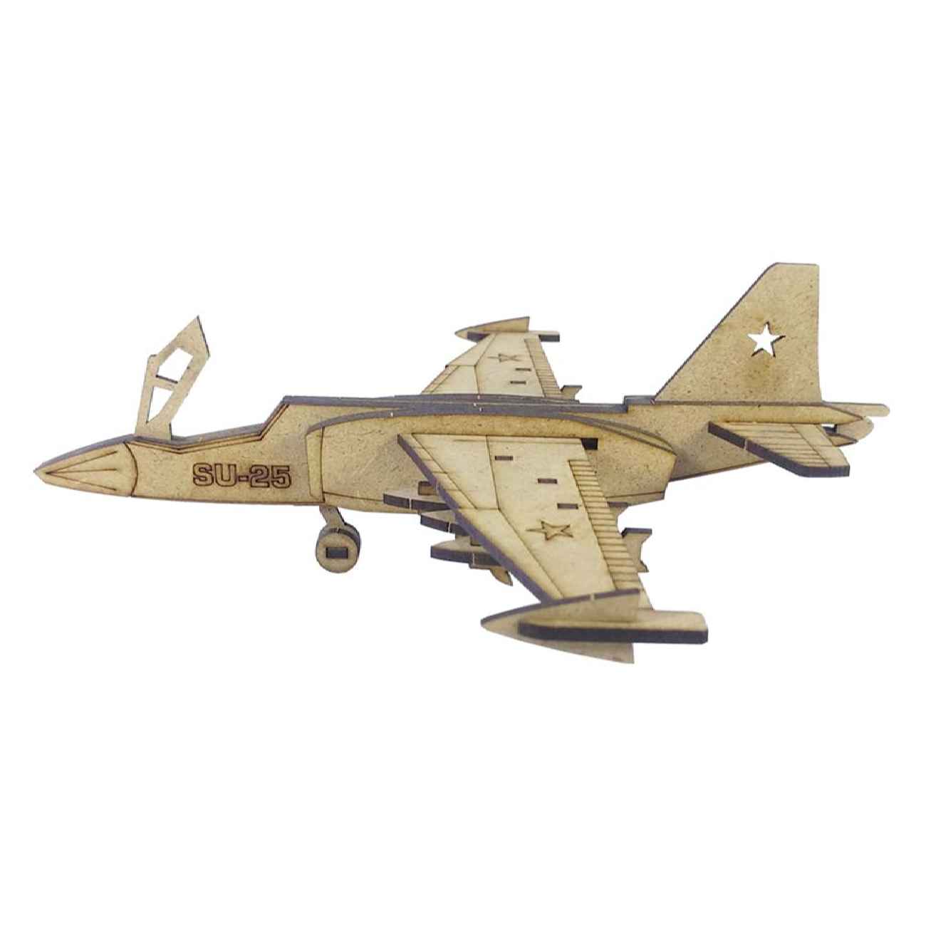 30-Teiliges Holz-3D-Puzzle Modellkit – Kampfjet