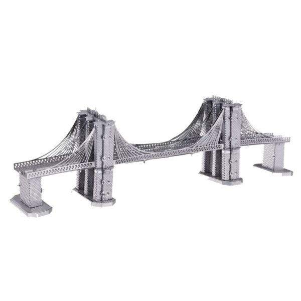 3D-Metallpuzzle – Brooklyn Bridge, geeignet für Kinder & Erwachsene