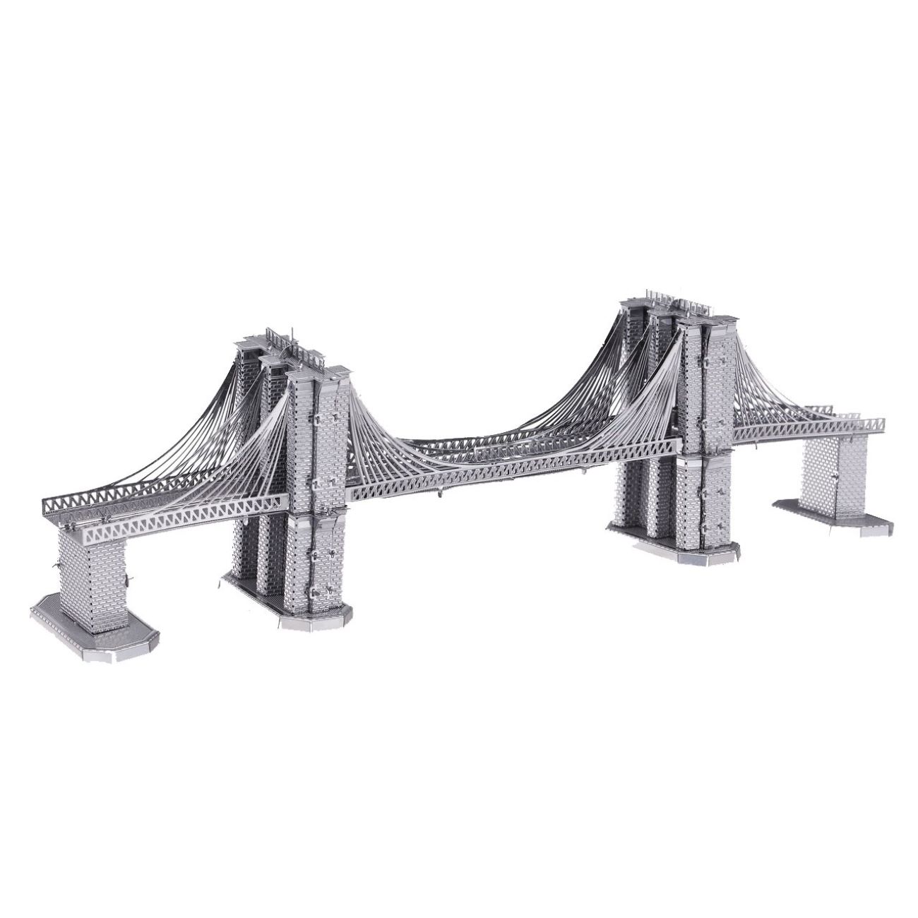 3D-Metallpuzzle – Brooklyn Bridge, geeignet für Kinder & Erwachsene