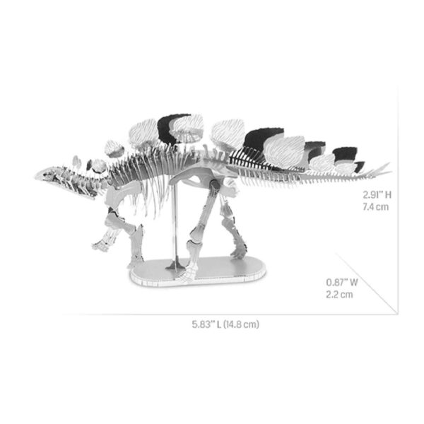3D-Metallpuzzle – Stegosaurus Modellkit