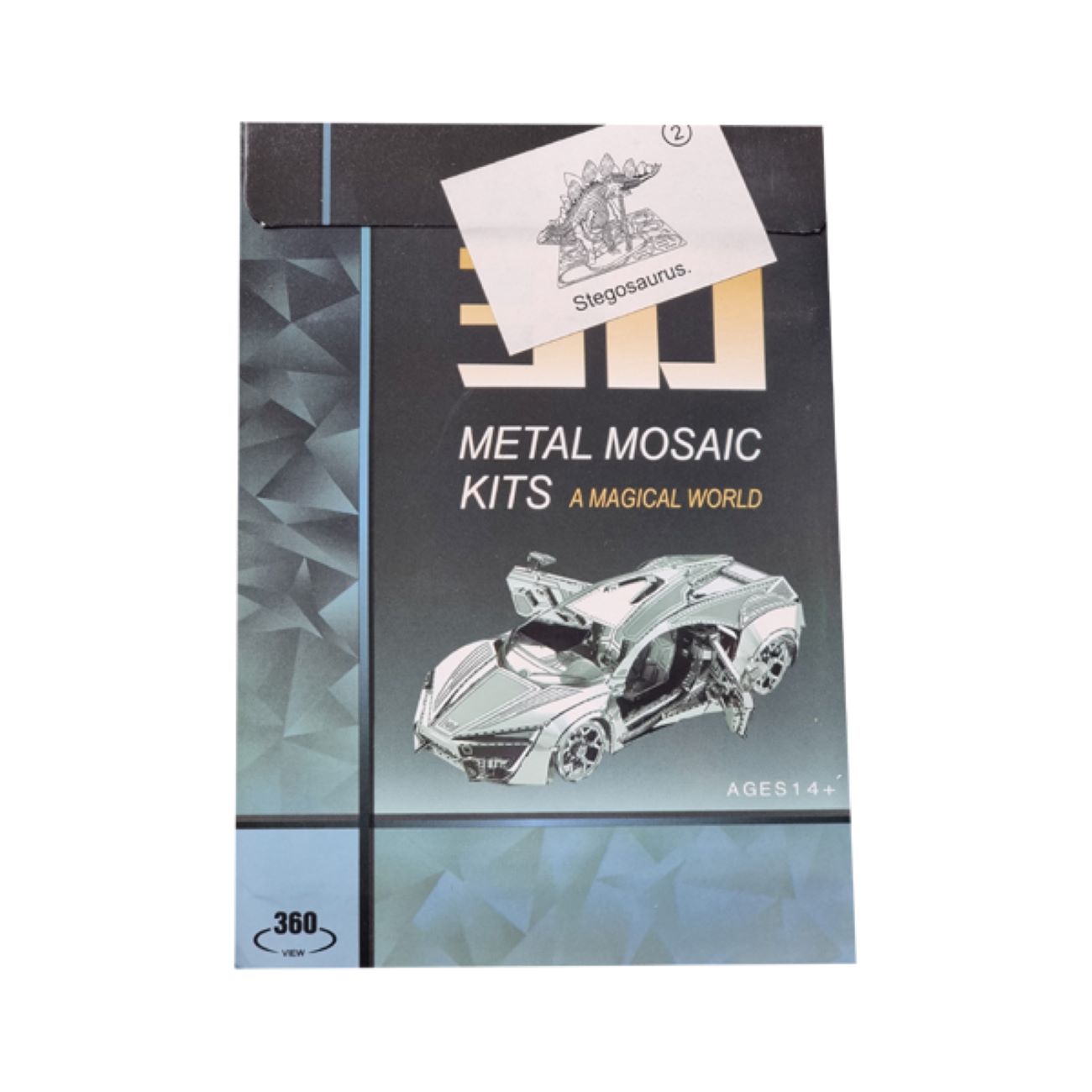 3D-Metallpuzzle – Stegosaurus Modellkit