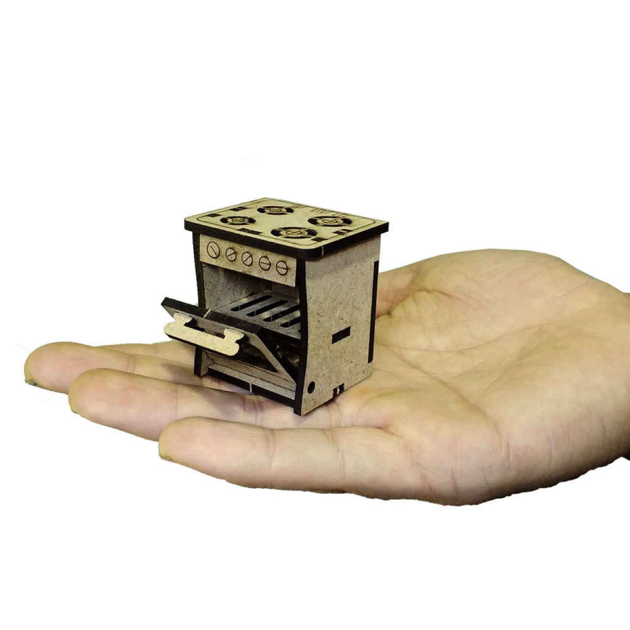 41-Teiliges Holz-3D-Puzzle Modellkit – Küche