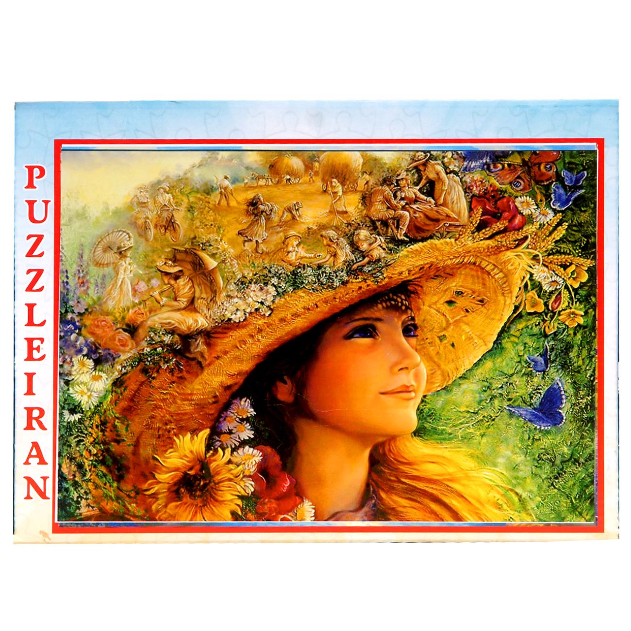 500-Teiliges Puzzle: Ein Mädchen mit Hut – Ideal für Erwachsene