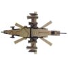 64-Teiliges Holz-3D-Puzzle Modellkit – Angriffshubschrauber