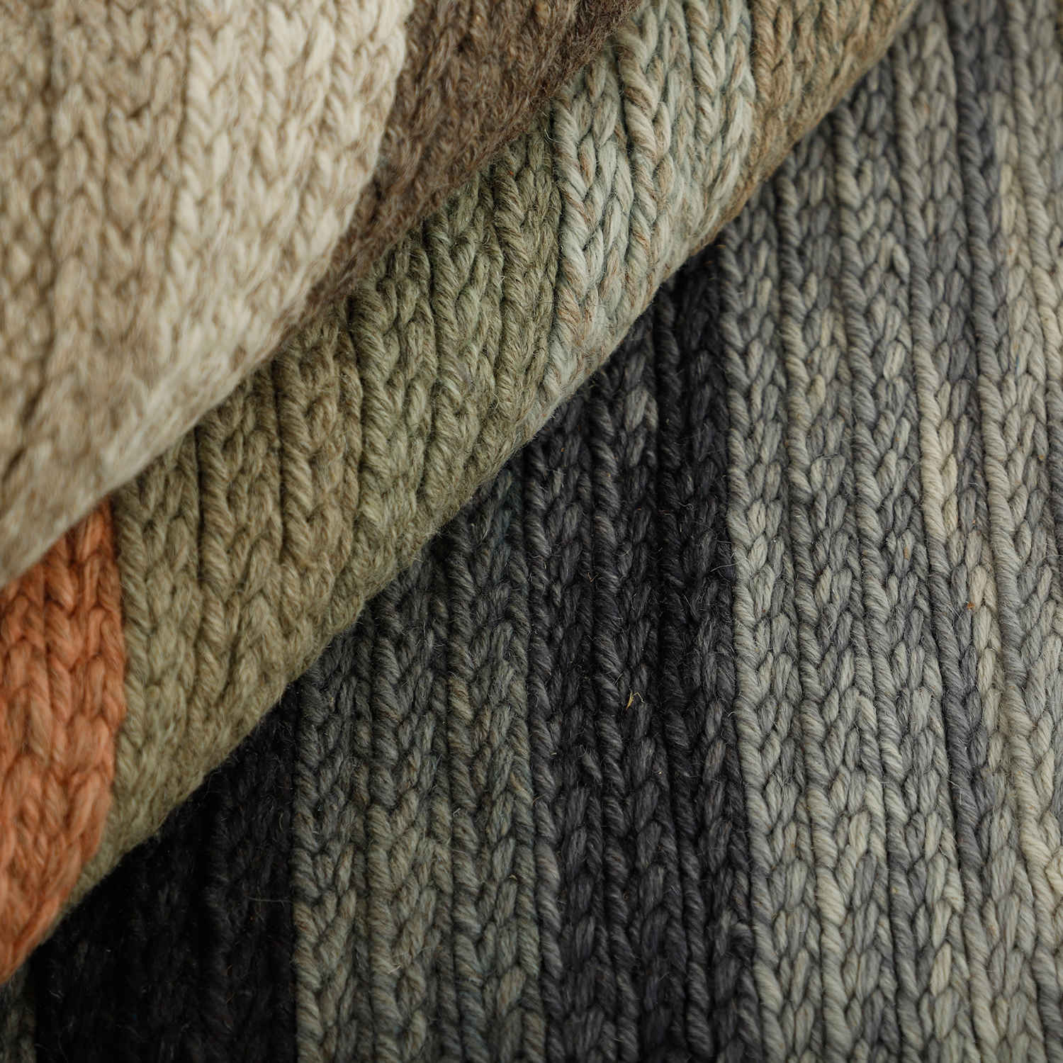 Echter persischer Gabbeh-Wollteppich handgewebt in Fars