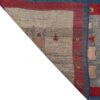 Echter persischer Gabbeh-Wollteppich handgewebt creme & braun