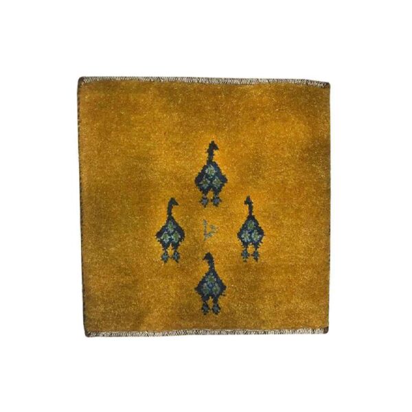 Echter persischer Gabbeh-Wollteppich handgewebt mit Tiermotiven Enten