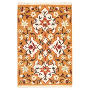 Artisanal persischer Woll Kelim Teppich handgewebt geometrisch