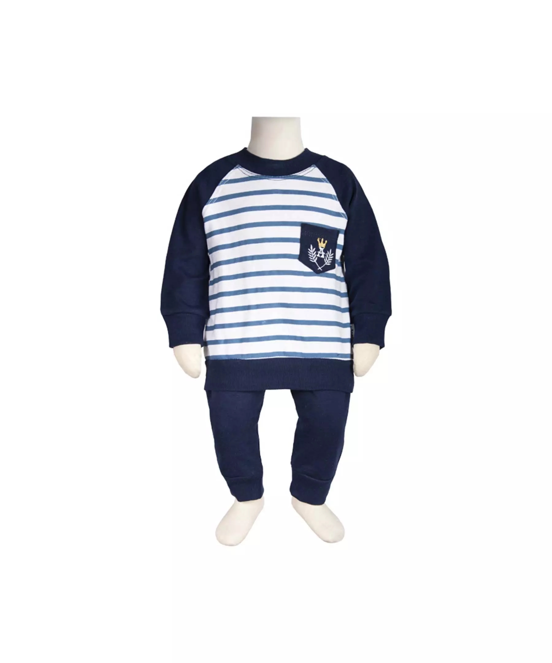 Baby Jungen Bekleidungs Set mit gestreiftem Design