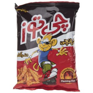 Iranische Cheetos Knuspriger Käse – Flamin’ Hot Snack 95 Gramm (10x)