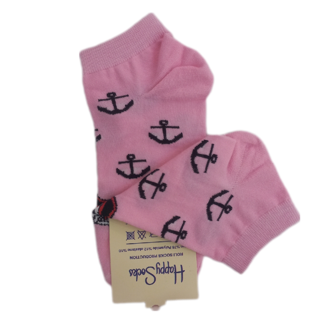 Baumwollsocken für Damen mit Ankerdesign