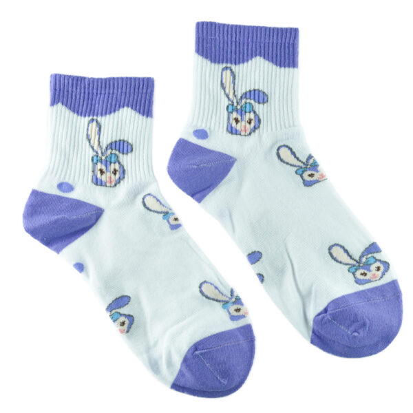 Baumwollsocken für Damen mit Hasenmotiv