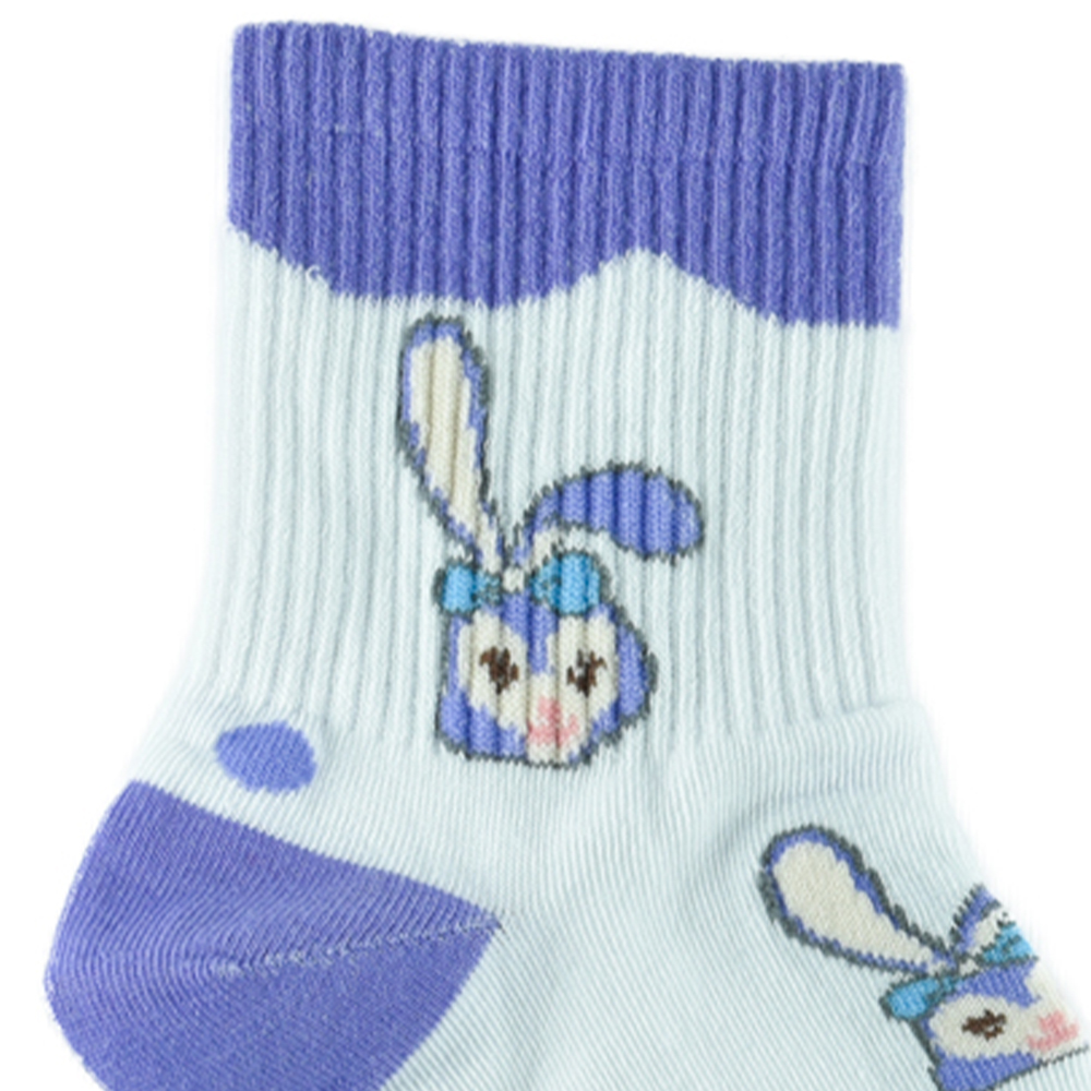 Baumwollsocken für Damen mit Hasenmotiv