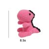 Handgemachter Häkel-Schlüsselanhänger - Niedliche Dinosaurierform