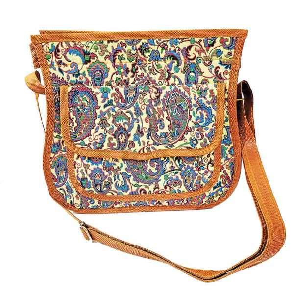 Crossbody-Umhängetasche aus Termeh-Stoff – stilvoll und persisch inspiriert