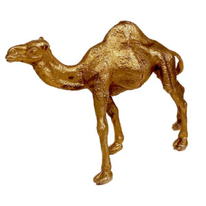 Dekorative Messing Kamel Figur – Wüstenwildtier Kunst