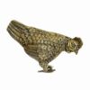 Dekorative Messing Huhn Figur – Bauernhof Tier-Skulptur