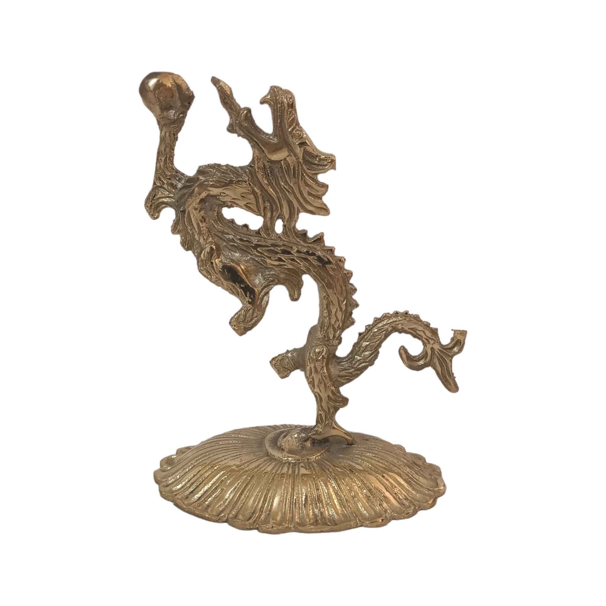 Dekorative Messing Drachen Figur – Mythisches Kreaturenkunst