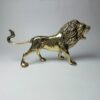 Dekorative Messing-Löwe-Figur - König des Dschungels Skulptur