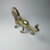 Dekorative Messing-Löwe-Figur - König des Dschungels Skulptur