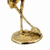 Dekorative Messing-Storch-Figur - Elegante Vogel-Statue