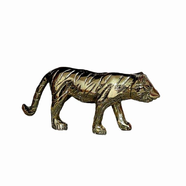 Dekorative Messing Tiger Figur – Wilde Tierkunst Dekor