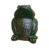 Dekorative Frosch Keramik Figur – Künstlerische Amphibien-Skulptur