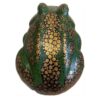 Dekorative Frosch Keramik Figur – Künstlerische Amphibien-Skulptur