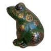 Dekorative Frosch Keramik Figur – Künstlerische Amphibien-Skulptur