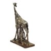 Dekorative Goldene Giraffen Figur – Hohe Safari-Tier-Skulptur