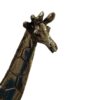Dekorative Goldene Giraffen Figur – Hohe Safari-Tier-Skulptur
