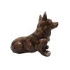 Dekorative Sitzende Braune Hund Figur – Charmante Haustier-Skulptur