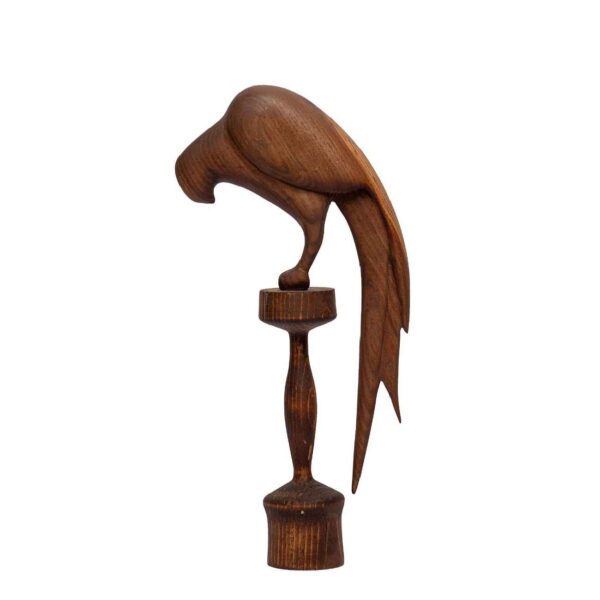 Dekorative Holzvogel Figur – Handgefertigte Natürliche Wohnkultur