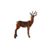 Dekorative Hirsch Figur 2-teilig – Anmutige Wildtier-Skulpturen